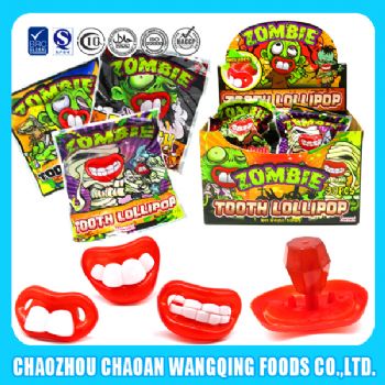Zombie tooth lollipop